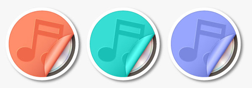 Create Sticker-like Music Icons in Adobe Illustrator