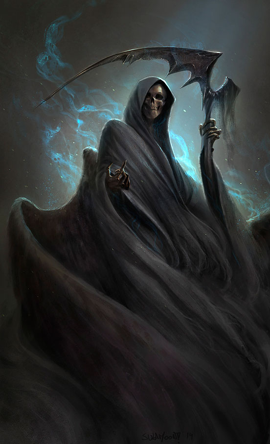 Grim Reaper for Sketch Dailies Digital Illustration