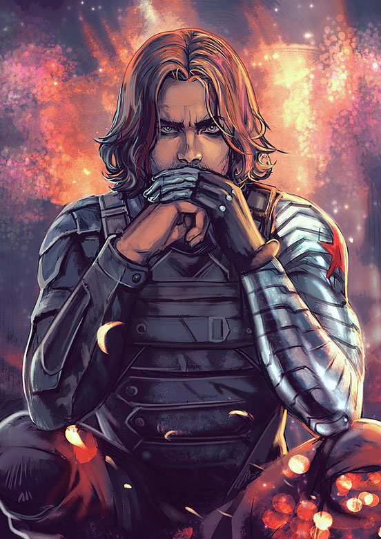 The Winter Soldier Digital Illustration