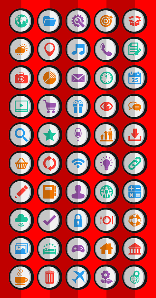 Flat Android Icons (Ai)