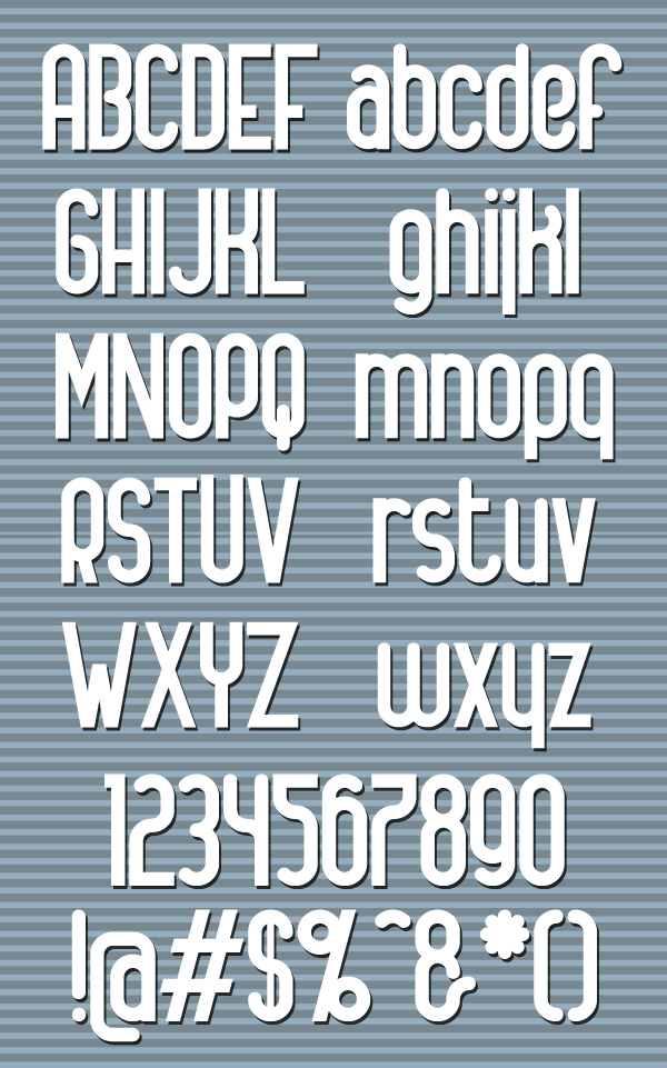 Alanus Font Letters