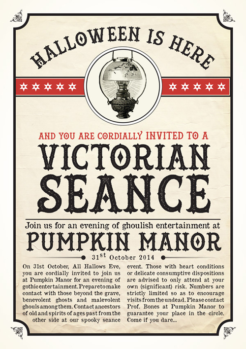 Design a Victorian Halloween Poster in Adobe InDesign
