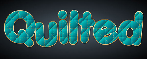 Create Warm Fuzzies and a Quilted Text Vector in Illustrator