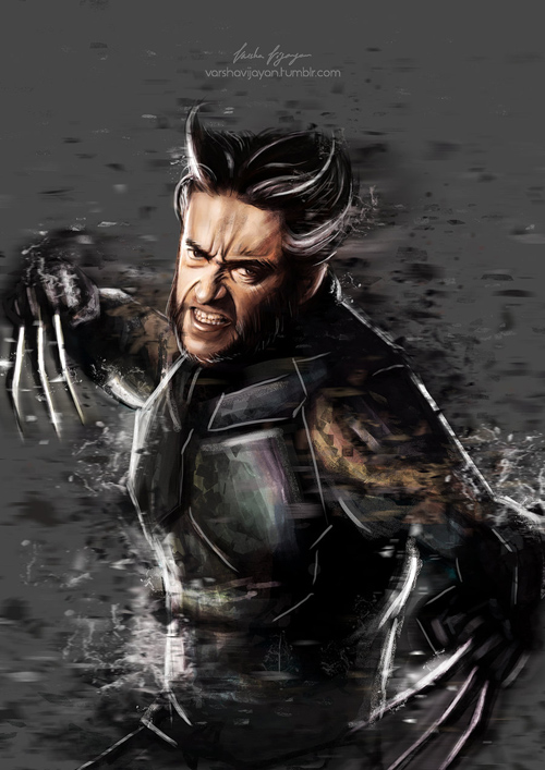 Wolverine - X-Men by VarshaVijayan
