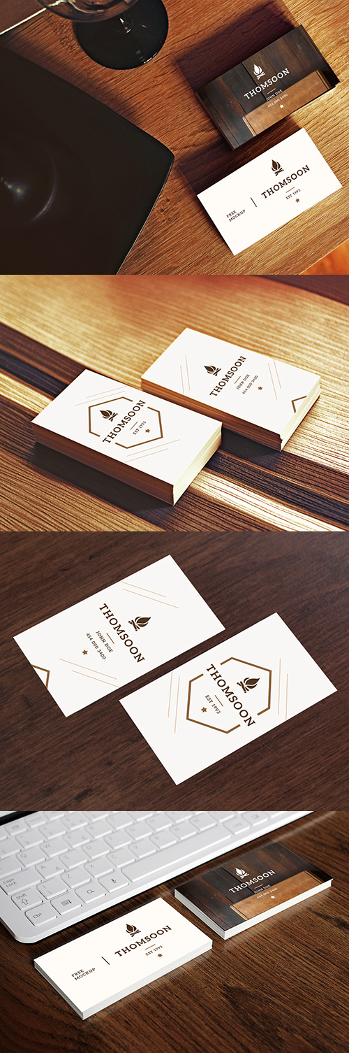 Free Business Card And Tablet Mockups