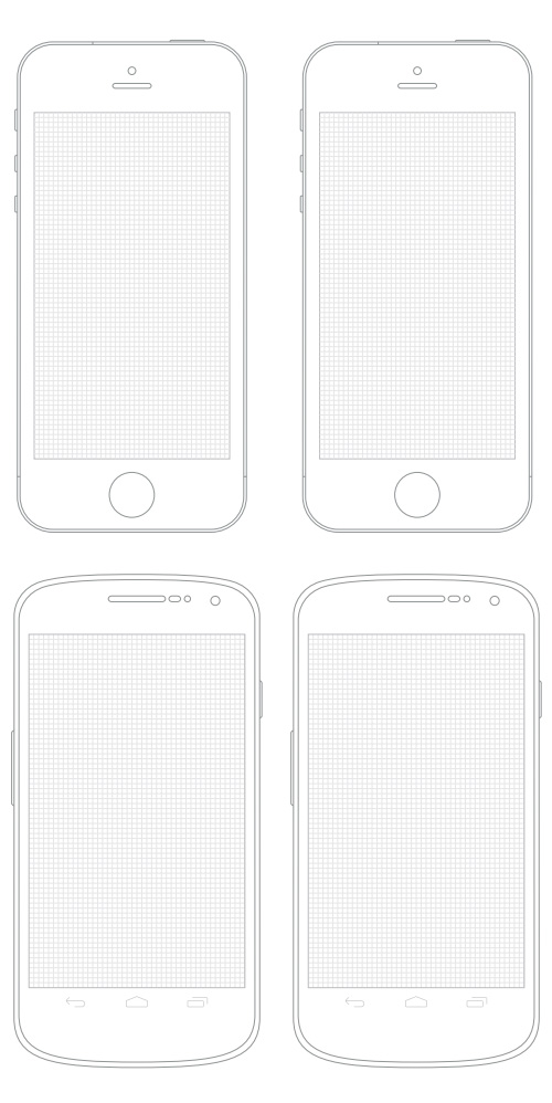 Apple Watch, iPhone, iPad & Android sketch paper