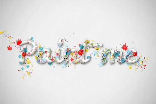 Create a Multicolored Splashed Text Effect in Adobe Illustrator