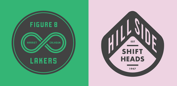 50+ Creative Designs of Badges and Logos - 19