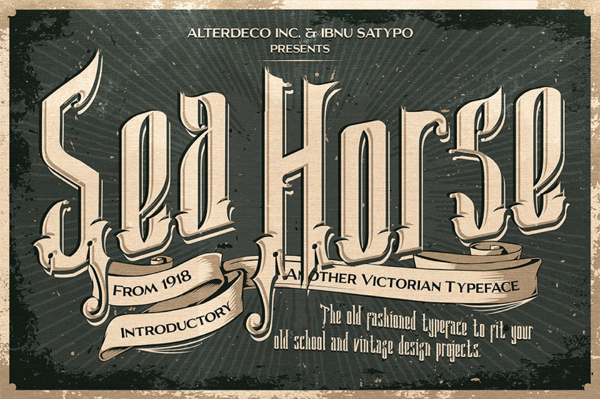 Sea Horse typeface