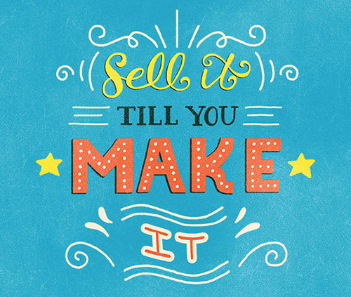 Sell it Lettering