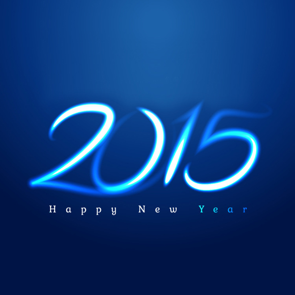 2015 New Year Free Vector