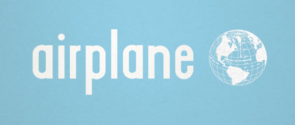 Airplane Free Font for Hipsters