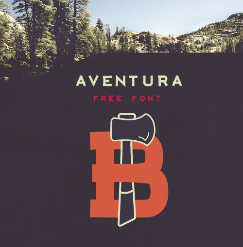 Aventura Free Font for Hipsters
