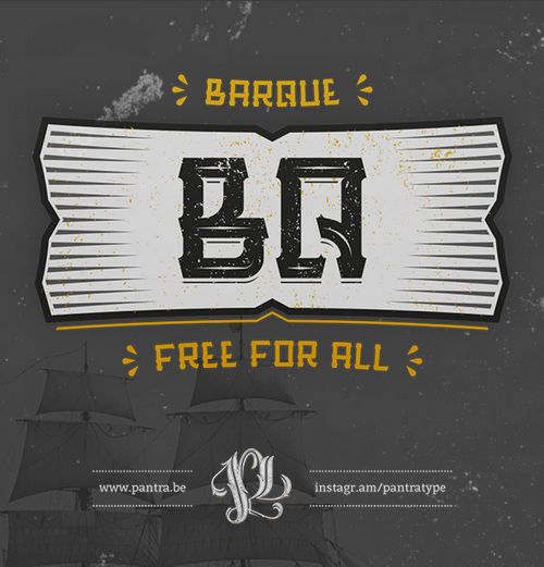 Barque Free Font for Hipsters