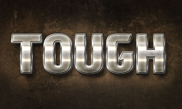 How to Create a Brushed Metal Text Effect in Adobe Photoshop