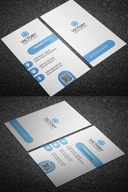 Rounded & Creative Business Card