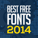 Post thumbnail of 50 Free Fonts Best of 2014