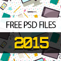 Post thumbnail of 25 Free PSD Files for New Year 2015