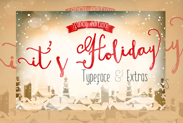 ItsHoliday Font – Fun Calligraphy Font