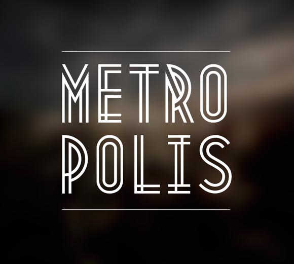 Metropolis Free Font for Hipsters
