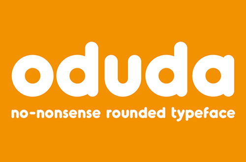 Oduda Rounded Free Font