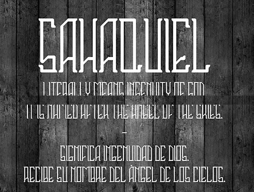 Sahaquiel Free Font
