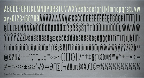 Steelfish Free Font for Hipsters