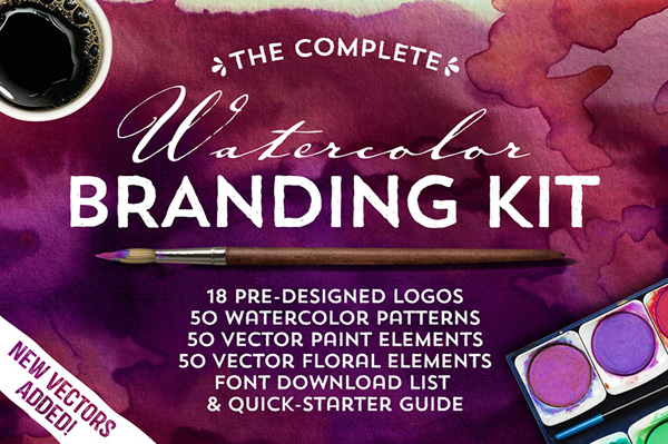The Watercolor Branding Kit