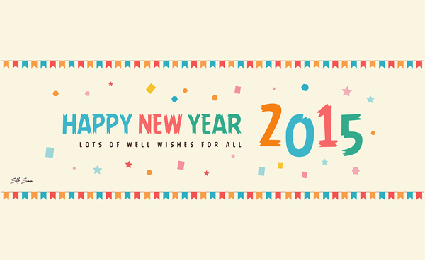 Happy New Year 2015 FB Cover Photo