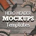 Post thumbnail of Amazing Hero Header Mockup Templates for Designers