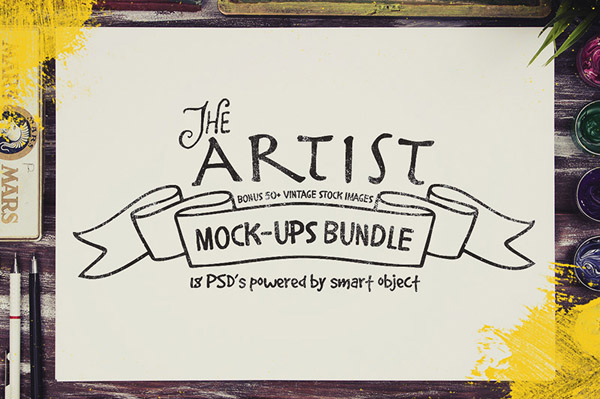 The Artist Mock-ups Bundle