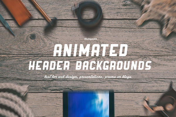 ANIMATED Hero/Header backgrounds