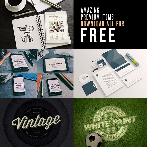 Premium Mock-up Templates for FREE
