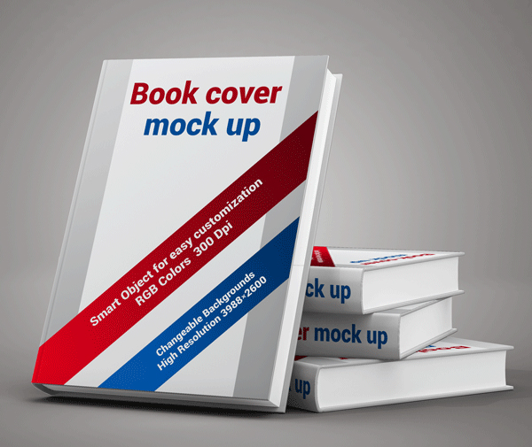 Free Book Cover Display Mockup