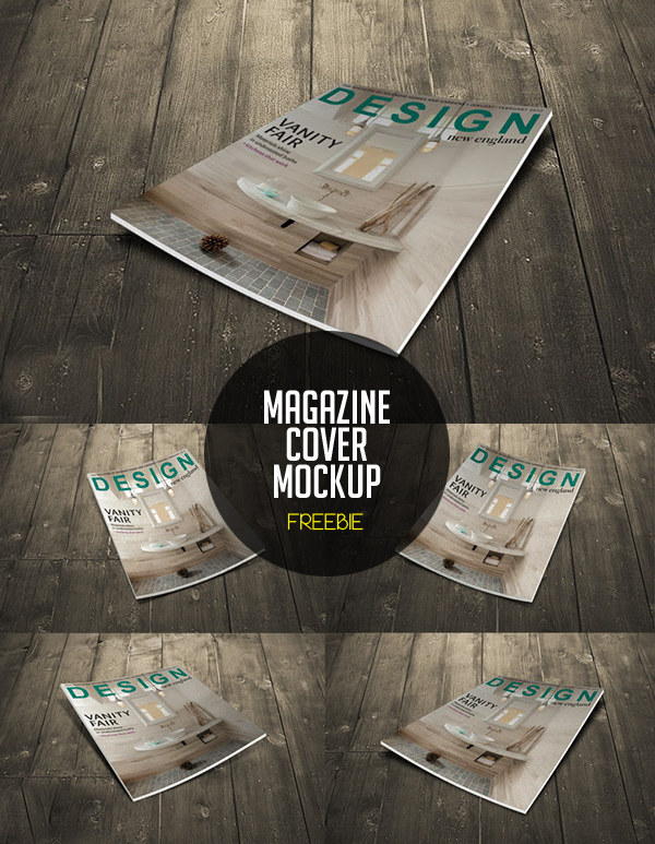 Free Magazine Cover Mockup