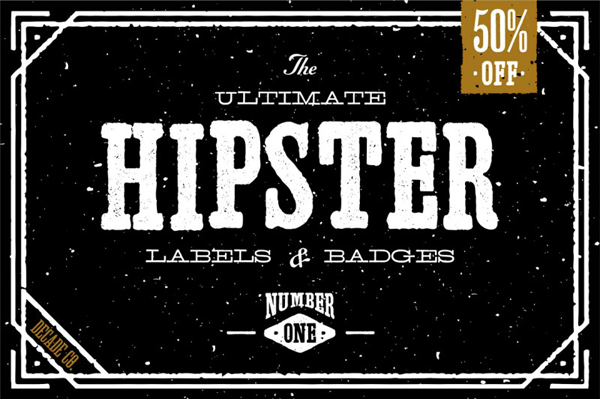 The Ultimate Hipster Labels & Badges
