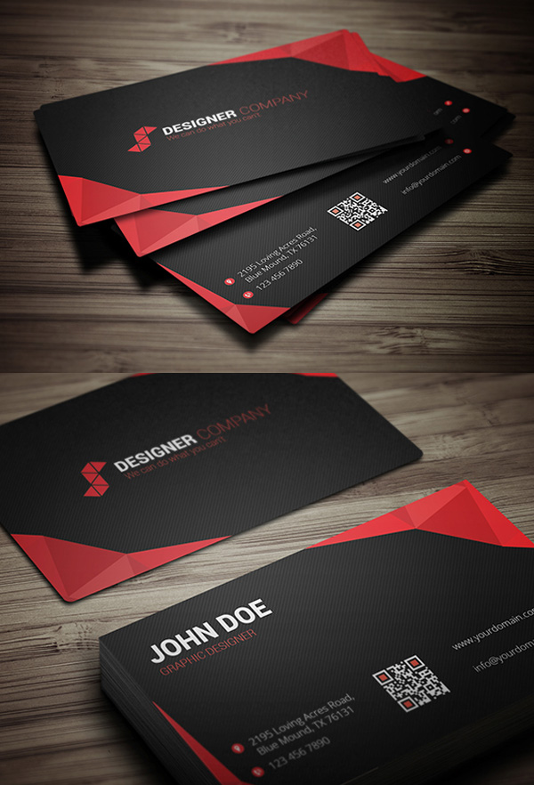 Modern Coprorate Business Card PSD Template