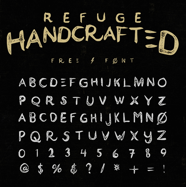 Refuge Font Letters