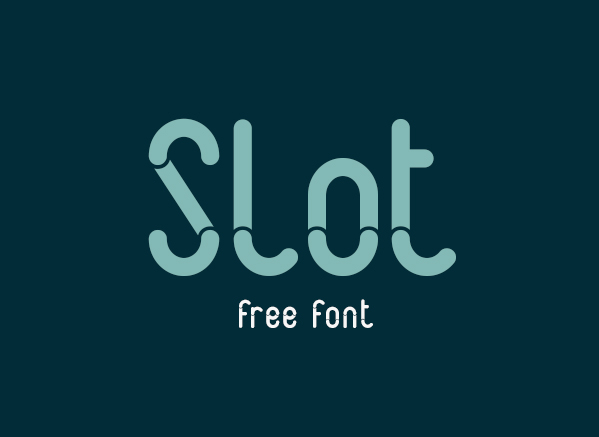 Slot rounded free font