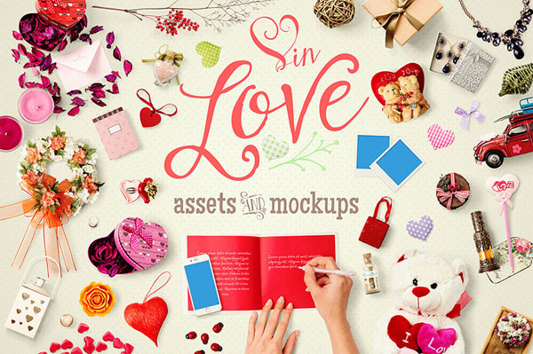 In Love Assets & Mock Ups