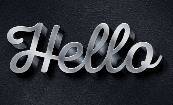 Create an Easy 3D Metallic Text Effect in Adobe Photoshop