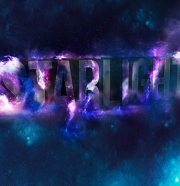 Create 3D Star Light Text Effect in Photoshop