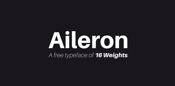 Aileron free font
