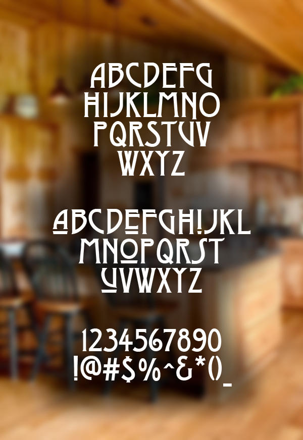 Dyer Arts and Crafts Font