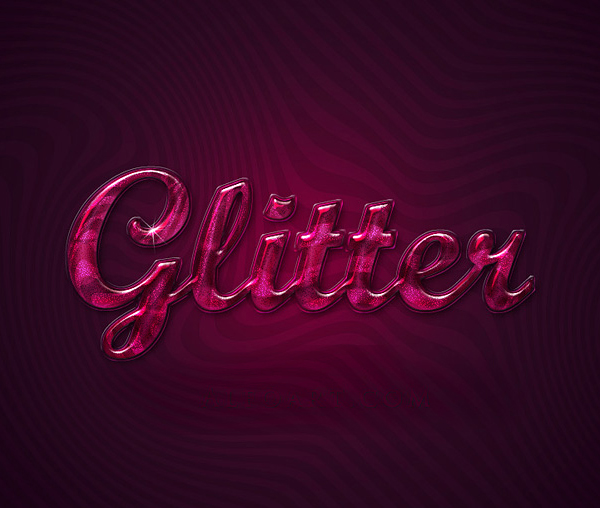 How to Create Extreme Glossy and Shiny Text Effect in Photoshop Tutorial