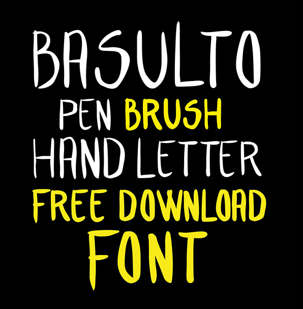Hand Letter Free Font
