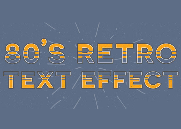 Create a Retro Text Effect in Adobe Photoshop