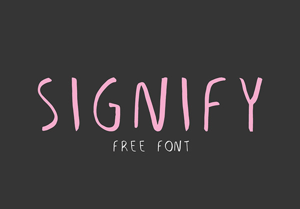 Signify Free Font