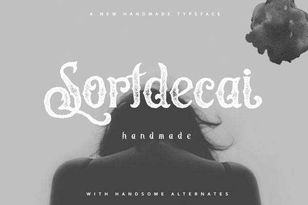 new Sortdecai Handmade Typeface.