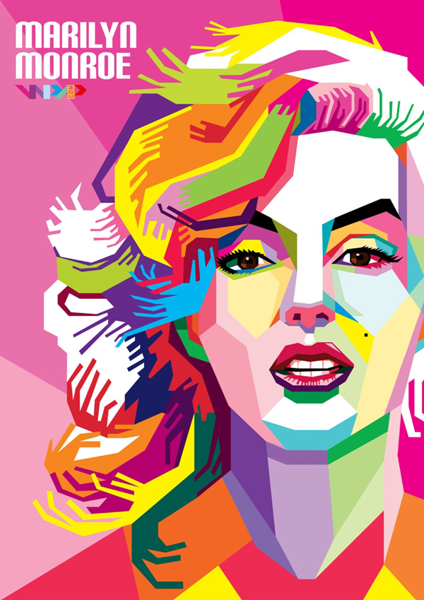 Marilyn Monroe In WPAP by ARaFah